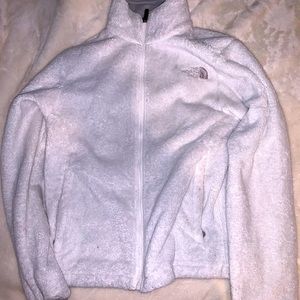 XS white soft NORTH FACE jacket